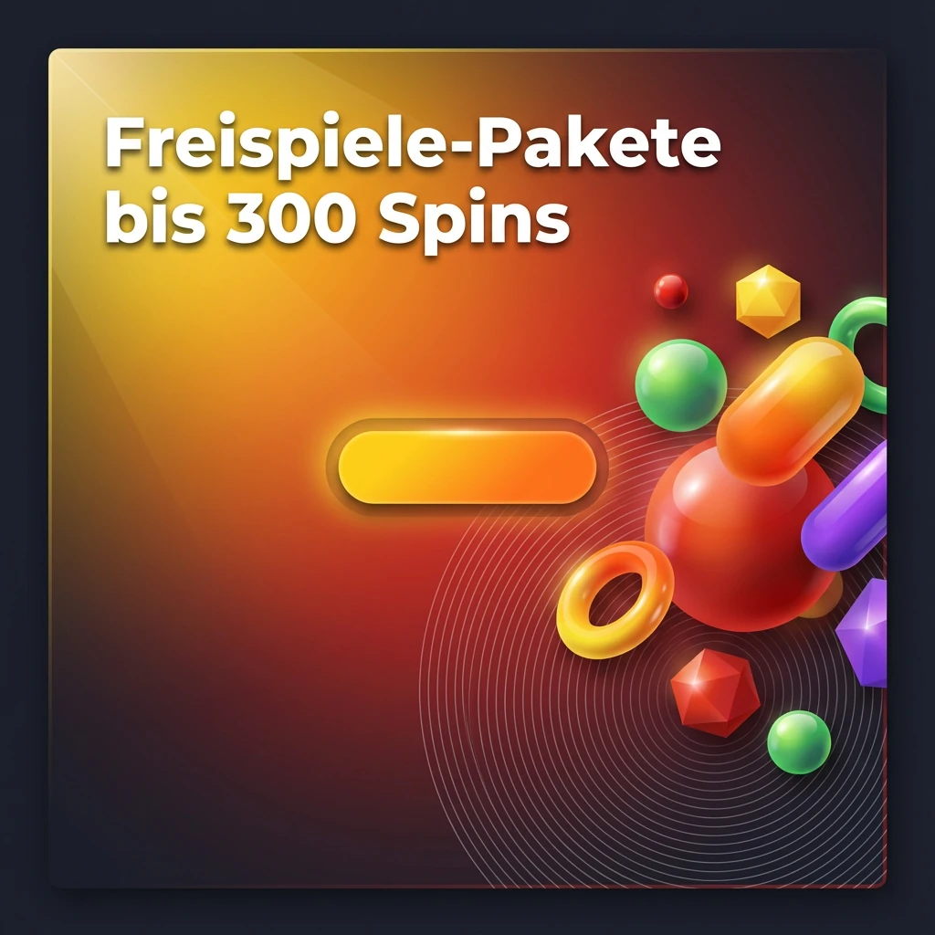 Freispiele-Pakete bis 300 Spins